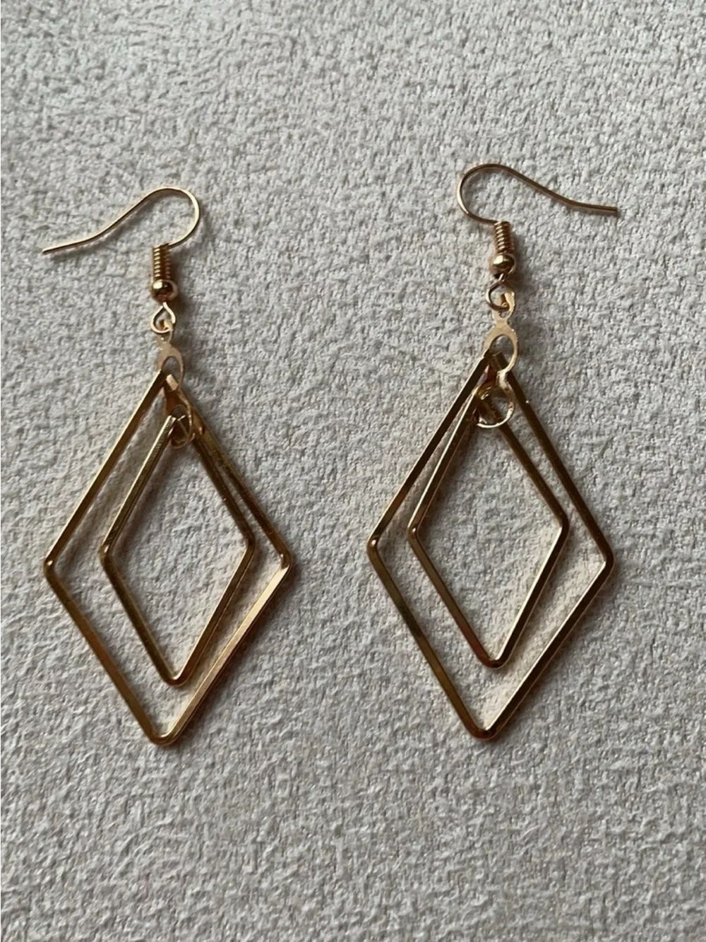 Diamond Drop Dangle Earrings